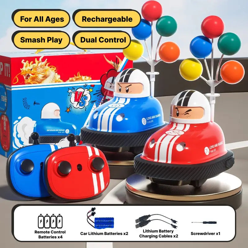 SpinOut Bumper Cars Set (2 Players Battle Edition)